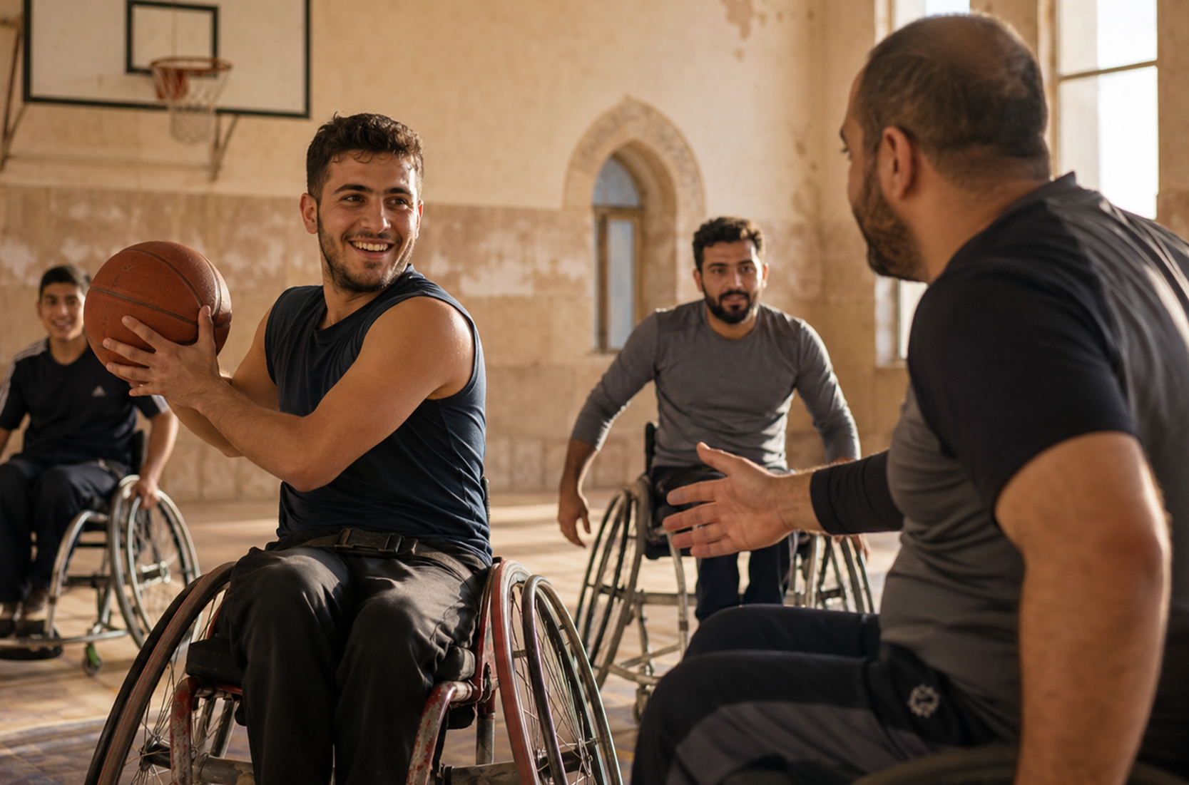 Shh finanzierung für Sportvereine für Behinderte Menschen in Syrien